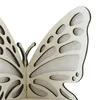 Płyty dekoracyjne Butterfly narożne półki na ścianę stojak na wyświetlacz drewna kryształowy wyświetlacz do salonu w łazience sypialnia