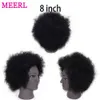 Mannequin Heads Afro Head Real Human Hairdressing African Salon Trainenghead Model Makeup Doll Woven Shape Q2405101