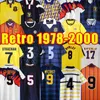 Escocia Retro Jerseys World Cup Kits Blue Kits Classic Vintage Scotland Retro Football Shirt Tops Hendry Lambert Equipment Home 88 89 91 93 94 96 98 00 1978 1986 1988 1988