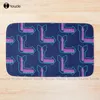 Bath Mats Live Nudes Neon Sign Funny Shower Curtain Mat Bathroom Decor Poster Rug