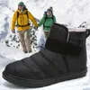 Boots Senhoras quentes de pelúcia de pele não deslizamento Plataforma com preços alinhados de neve de inverno para Hookloop para Mãe Friends