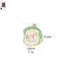 Cell cinghie cellulari fasciame cartone animato anime giapponese fai da te a sospensione porta portachiavi in lega di orecchino in lega bottino di gioielli per ragazzi accessori all'ingrosso #004
