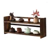 Plateaux de thé bogujia bois massif chinois duo mural ba ge ba ge bourse small ensemble moderne et simple rangement en pot