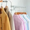 Hangers Hanging Clothes Drying Rack Non-slip Large-capacity Porous Hook Removable Seven-hole Hanger