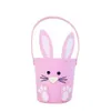 Kaninchen Bunny Osterform Eimerkorb Eierfass Taschen Kinder Süßigkeiten Eier Aufbewahrung Handtasche Party Geschenktüte 0123 s