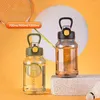 Wasserflaschen Gianxi Sommer großer Kapazität Stroh Cup Pot-Belly Fitness Sportkessel tragbarer Flaschenweg PC Plastik
