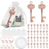 PERVERSO FORTO AFBC 30PCS BOTCHE CHIAVE APERTO CARTA DI PARTE CAMPERE DECORAZIONE DEL MATRIMONIO DEGILI BRIDAL DELLA SCHETTA BIFT SOUVENIR per gli ospiti