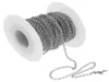 Factory 50 mroll zilveren toon dunne 18 mm ovale ketting kabel rolo ketting roestvrijstalen sieraden vinding ketting markering diy voor NE6447124