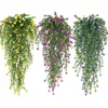 Fleurs décoratives 3pcs 30,7 pouces Plantes en plastique artificielles Arbustes pour le porche de salle de fête de la salle de mariage.