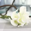 Fleurs décoratives 10pcs Fleur artificielle Fake Calla Calla Lily Lily Light Eco Friendly Floral Floral Plastic Portable Lifeke Like