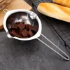 Pişirme Aletleri 304 Paslanmaz Çelik Tereyağı Peynir Çikolata Pavzı Uzun saplı Tutucu Pot Kokulu Mum El yapımı Sabun Bakeware