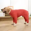 Hundkläder husdjur jumpsuit ganska fyra leggings fleece romper för vintern