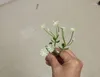 Dekorative Blumen 20pcs künstliche Pflanzenblume Blume Plastik Wasser Accessoires 10 cm Dreiziger kleiner Babybreath-Gartendekoration