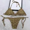 22SS Designer Swimsuit Women Women Vintage Thong Micro Cover Up Womens Bikini Set da bagno costumi da bagno da bagno Summer Beach Wear Swimming Adave