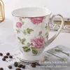 Mokken Exquise Goblet Mug Bone China Cup Afternoon Tea Ceramic Water Persoonlijkheid Creatieve geschenken
