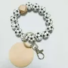 Styles Bracelet Pendant 6 Keychain Party Favor Sports Ball Soccer Basketball Basketball Wood Fy3666 FY3