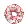 Clip per capelli in pizzo vintage Scrunchy Women Hairtopices Serucies Female Chiesa adolescente ragazza Styling Styling