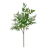 Fleurs décoratives Branche artificielle Faux Spray Spray Green Greenery STEM PLANTER POUR LA DÉCOR DE FEU DE VASE DE MEAL