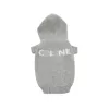 Vêtements de chien designer Automne et hiver Pid à tricot gris Poulain de tricot Chenery Teddy Fadou Coat Corgi Cat Vêtements Pull