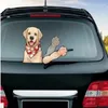 Window Stickers JOYLIVE Car Wiper For Auto Products And Decals Labrador Dog Waving