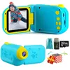 Caméra pour enfants Handheld dv tournage vidéo mini enfants toys 20 pouces écran hd caméras numériques pour les cadeaux d'anniversaire pour enfants 240509
