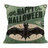 Décorations Party Supplies for Home Halloween Case House Decor Pumpkin Bat Skull Cat Pattern Novelty Festival Cadeaux 45x45cm JN09