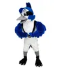 Super schattig blauw Jay Mascot Kostuum Fancy Dress Carnival Cartoon Thema Fancy Dress For Men Women Festival Jurk