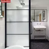 Stickers de fenêtre blancs électrostatiques givrés en verre givré salon chambre chambre salle de bain enfants