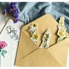 30Pcs Book Accessories Colorful Flower Bookmark School Office Lovers Fun Marks Memo Paper Clips Floral Record Dividers