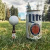 新しいミニビールボトルティーゴルフスタッドプラスチックボールシート