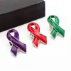 Broches 10 pack lint revers pin huiselijk geweld bewustzijn broche alzheimers epilepsie lupus kanker pins 9 kleuren
