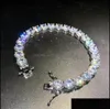Bijoux Bracelets de tennis en diamant pour hommes Gold Sier Hip Hop Bijoux de haute qualité 8 mm Bracelet de bracelet Drop livraison 2021 MCHVR5851932
