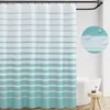 Cortinas de chuveiro cortina cortina de banheiro à prova d'água infantil cutin listrado irregular para verão 70x72 polegadas 1 painel