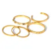 2024 New Arrival Gold Opening Bangle Tarnish Free CZ Star Zircon Cuff Bangles For Women Fashion Bangle Jewelry