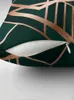 Pillow Green Art Deco Throw Pillowcases Covers Sofa Decorative S Christmas Cases Rectangular Cover