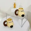 Mokken Creatieve cartoonhond en kopjes 3D Wallacs Gromits keramische beker grote capaciteit koffie melkmelk watersap kantoor huis mok