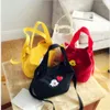 Bag Fashion Handtaschen Schulterkreuzkörper für Frauen 2024 Cartoon Canvas Tote Kupplung Geldbeutel und Handtaschen Bolso Mujer