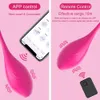 Outros itens de beleza de saúde Toy para adulto 18 App Bluetooth App Remoto Bolas vaginais CLITORISTRILULUTOR VIBRADOR AMO OGOMENTO FEMAN