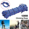 10M/15M/20M/30M climbing rope outdoor rescue rope climbing safety rope Paracord insurance escape rope hiking survival tool 240509