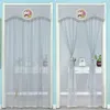 Shower Curtains Door Curtain Double-layer Lace Gauze Simple And Stylish Household Nail-free Mosquito-proof Silent