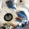Bettwäsche -Sets ägyptische Baumwollset Luxus chinesischer Stil Sticker Bettdecke Bettlaken Kissenbezüge Home Textiles 1000TC