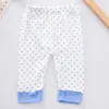 8 pièces d'automne de printemps Baby Boy Clothes Toddler Girl Turnits Cartoon Mignon Imprimer Coton ToppantsRompers Born Hospital Set BC323 240512