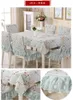 Tala de mesa Europa Europa Lace Floral Home Kitchen Party Tonela de mesa de mesa Tabela de mesa de mesa retangular redonda de cadeira de cadeira F6