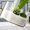 Vases Clear Flower Vase Short Cylinder Acrylic For Centerpieces Decorative Floral Centerpiece Dining Table Modern