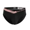 Underpants European And American V Waist Briefs Men's Laser Belt Sexy Modal Comfortable Breathable Non-marked Low-waisted U-