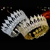 Accessori per capelli da sposa di lusso di lusso da sposa da donna Tiara per matrimoni e corone Awards Round Queen Crown Retro's Men's Crown 294b