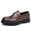 Kleding schoenen merk mannen microfiber lederen loafers klassiek Italiaans casual mannelijk feestkantoor zakelijk huwelijk bruiloft