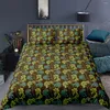 Bedding Sets 3D Flowers Design Duvet Cover capas de edredom e travesseiro shams completo gêmeo de tamanho duplo de tamanho duplo de roupa de cama personalizada