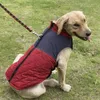 Abbigliamento per cani vestiti invernali giacca impermeabile con abbigliamento impermeabile per il torace regolabile per cani di grande grande