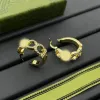 Vintage Designer Earrings Crystal Pearl Letter G Heart Charm Drop Earring Dangle 925S Gold Silver Plated Ear Stud Clip Eardrop Geometric Hoop Earring Women Jewelry